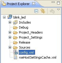 Project Explorer - XBee Sample Project