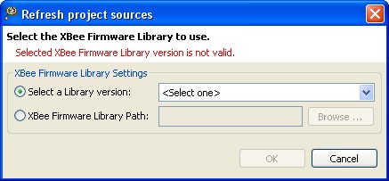 Library Configuration dialog